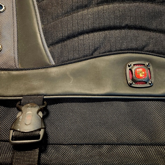 SWISSWEAR Black and Grey Laptop Bag - Picture 2 of 10